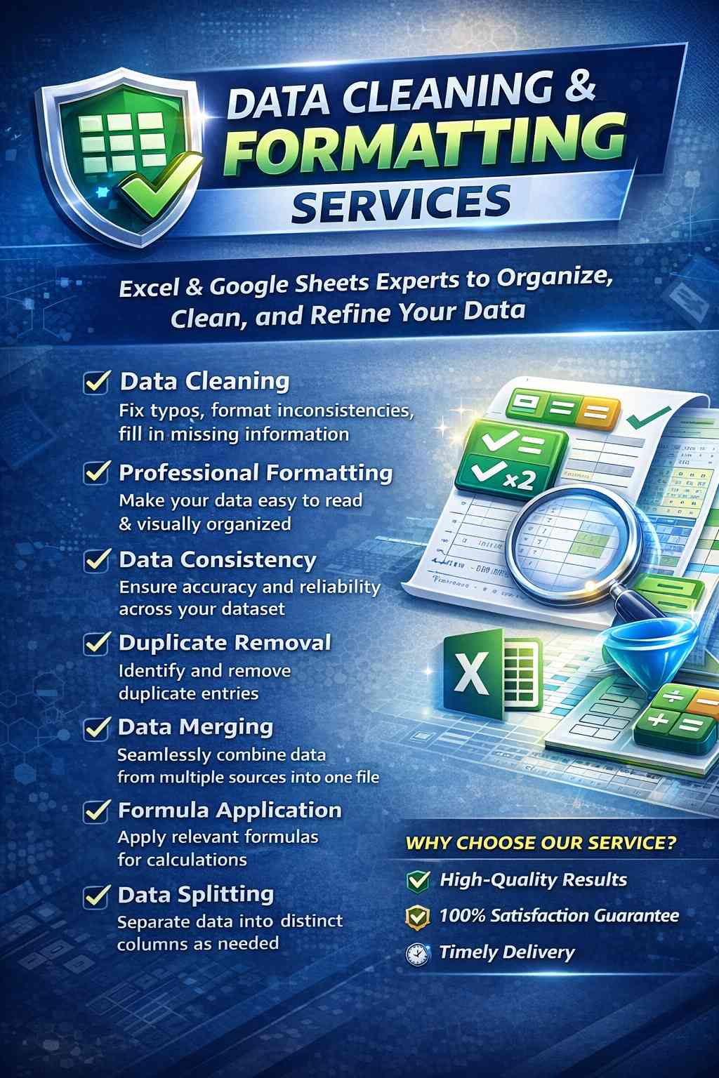 Data Cleaning & Formatting Services